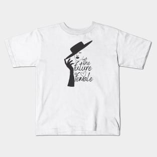 The future is female Kids T-Shirt